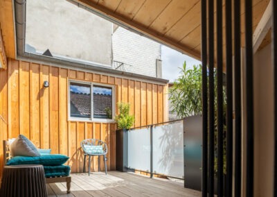 Garde-corps design pour protéger une terrasse